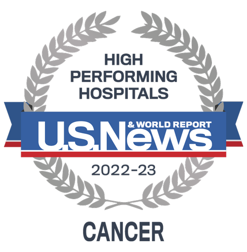 us news and world report high performing hospital cancer