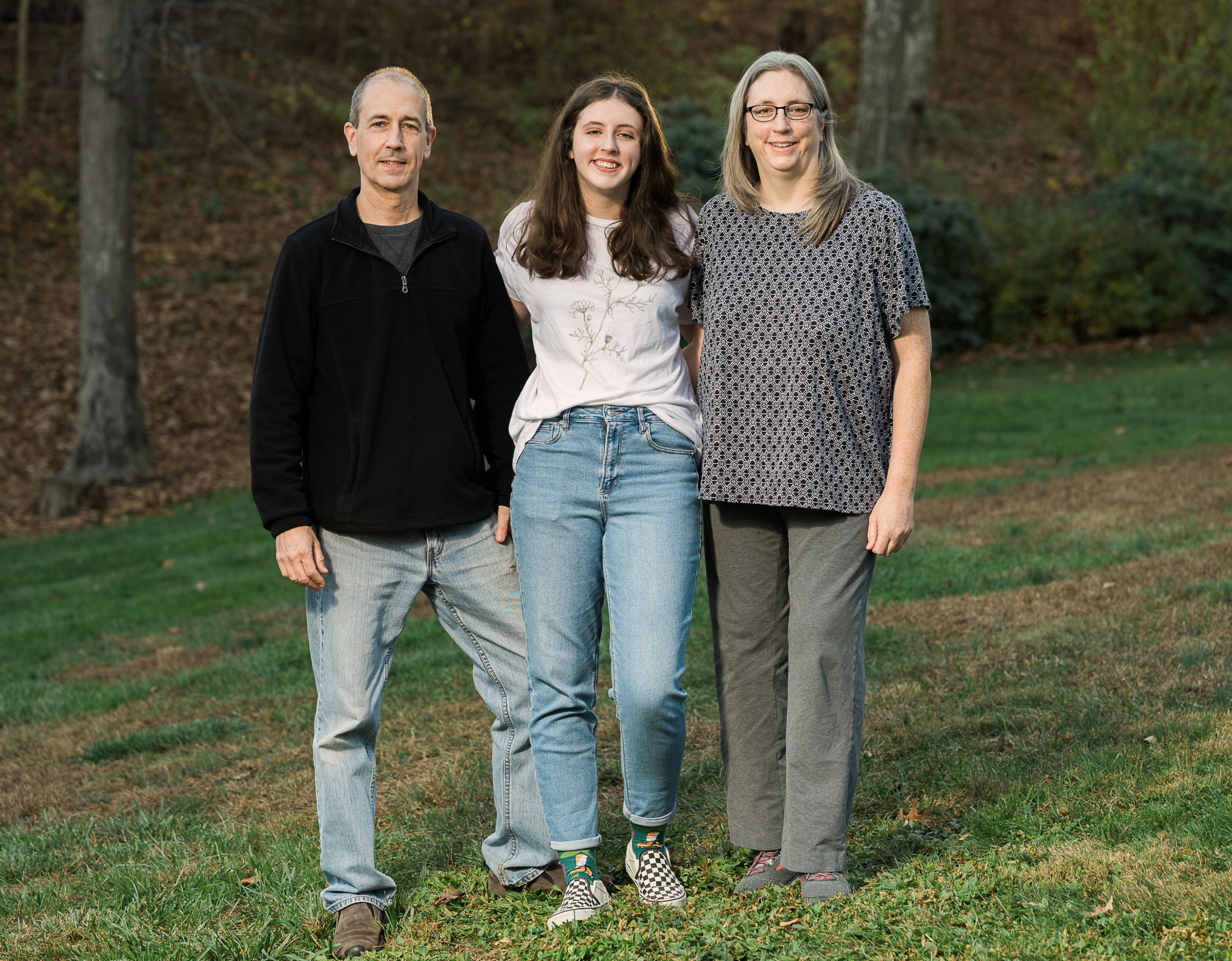 Sarah Swenson with her parents