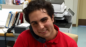 volunteer Diego Ruiz