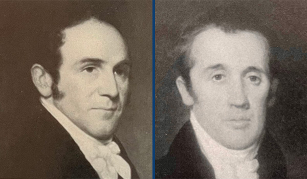 Drs. Jonathan Knight (left) and Benjamin Silliman