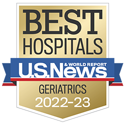us news and world report best hospitals badge geriatrics