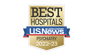 US News and World Report badge psychiatry 