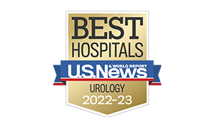 US News and World Report badge urology