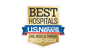 US News and World Report badge 8 specialties 