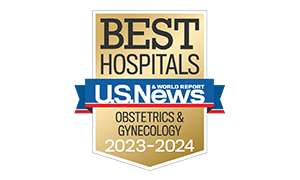 US News and World Report badge 8 specialties 