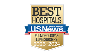 US News and World Report badge 8 specialties 