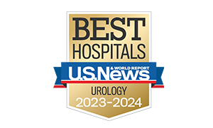 US News and World Report badge 8 specialties 